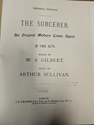 Gilbert arthur sullivan - gilbert,