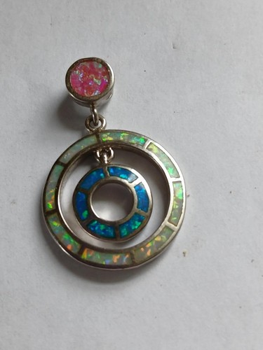Pendant bright blue - bright, pink