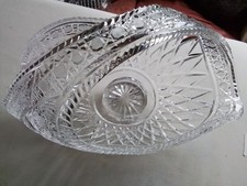 LARGE GLASS CRYSTAL CZECH