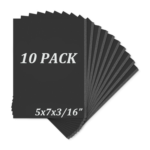 Pcs acidfree black foam - pcs,