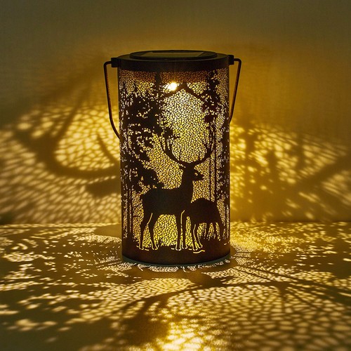 Deer outdoor hanging lantern - deer,
