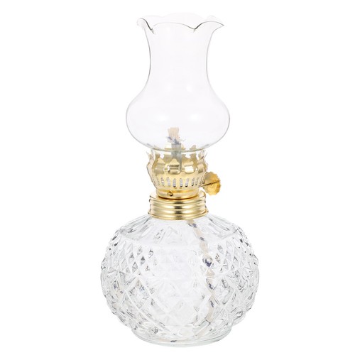 Glass kerosene lamp retro - glass,