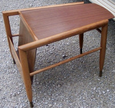 BROWN SALTMAN WEDGE TABLE