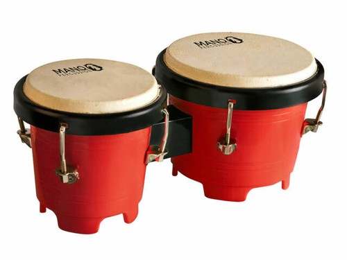 Mini bongo drums red - mini,