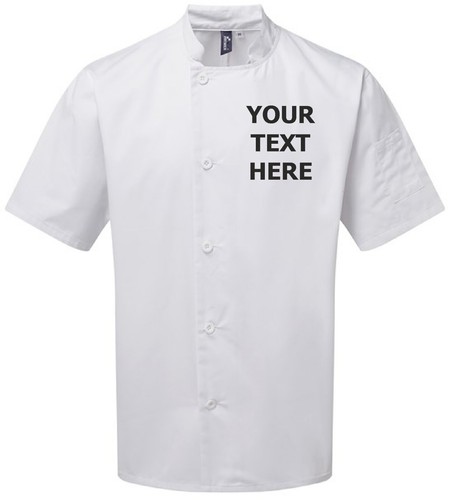 Personalised embroidered chefs - embroidered,