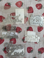 Happy Birthday Plus Others Greeting Metal Cutting Dies