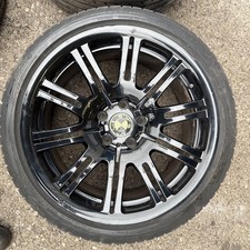 BMW 3 Series E46 M3 Alloy Wheel Set Style 67 Staggered continental tyres 