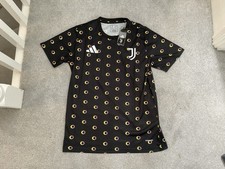 Juventus Addidas 3rd Kit Black New With Tags No Name Or Number