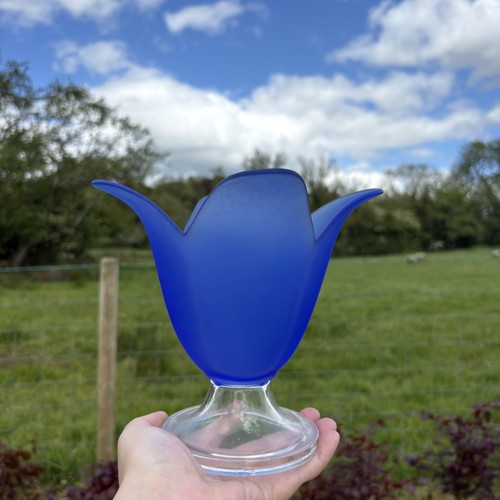 Frosted blue purple glass - purple,
