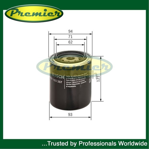 Premier oil filter fits - filter, nissan