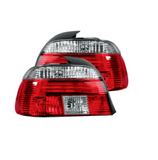 Red & Clear Lens Rear Tail Lights - 1 Pair to fit BMW 5 Series E39 1995 - 2000