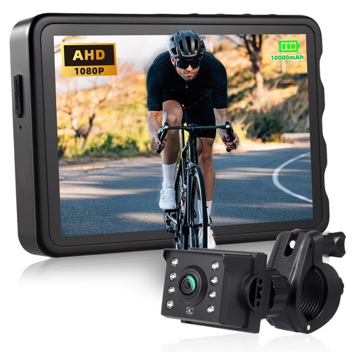 Bike camera with 10000mah - with,