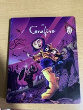 Coraline 4k Ultra HD & Blu Ray Steelbook Laika Beautiful REGION A slight dent