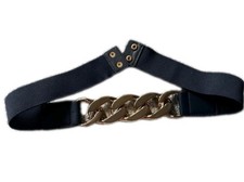 Kim & Co Slim Belt Xs  Navy