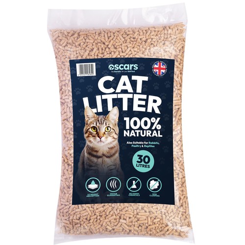 Cat litter wood pellets - cat,