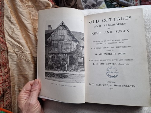 Old cottages farm houses - cottages, in