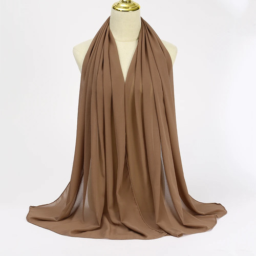 Muslim chiffon hijab scarf - chiffon,