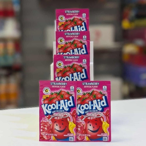 Kool aid strawberry 5 - strawberry, x