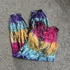Tie Dye Sleeveless Harem
