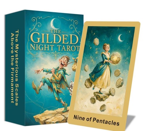 The gilded night tarot deck - gilded,