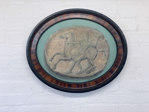 Vintage trompe oeil painting - trompe,