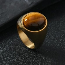 Natural Stone Ring For Men