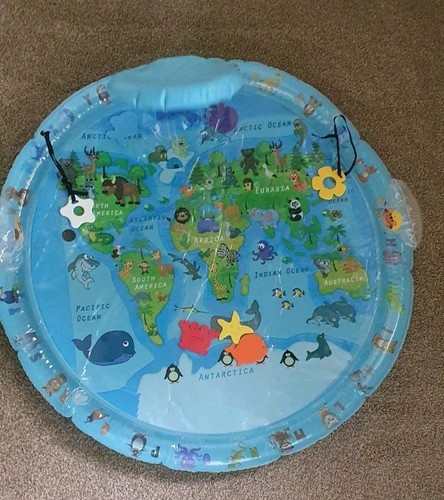 Tummy time water playmat - time, for