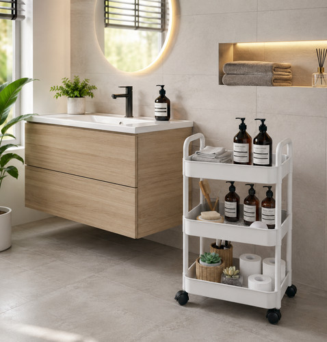 Tier folding trolley - trolley, cart