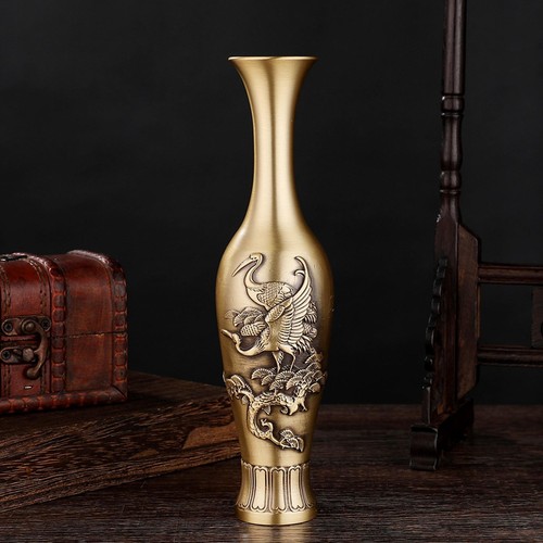 Handcrafted brass vase - handcrafted,