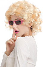 Short Wavy Layered Curly Wig -