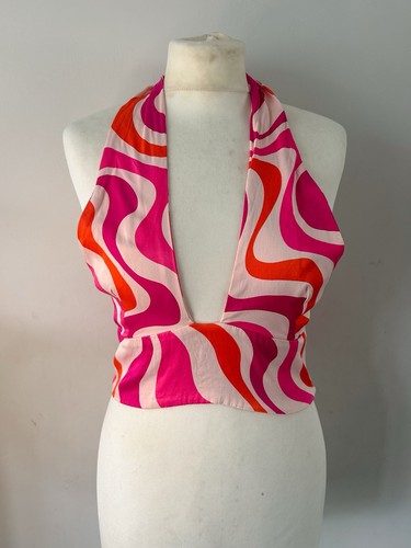 Zara pink orange crop - zara,