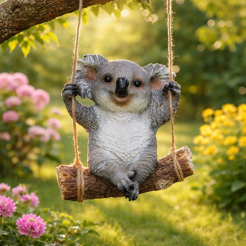 Hanging koala tree ornament - hanging,