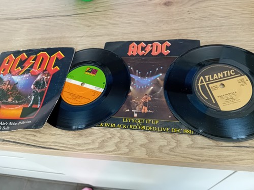 7 singles heat - ac/dc, 7"