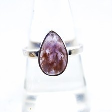 Super Seven Sacred 7 Cacoxenite 925 Silver Ring Melody Stone UK Size N US Size 7