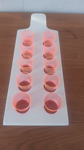 Corian shot glass holder - corian,