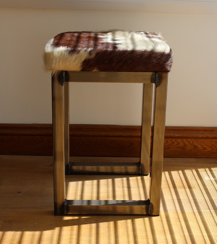 Premium stool cowhide - stool, topped