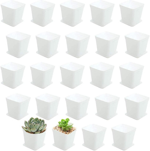Pack inch white square - inch,