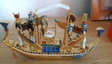 egyptian figure pharaoh boat