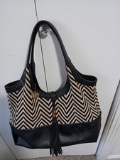 Big Buddah Black Beige Tote