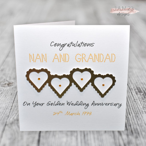 Personalised 50th golden - personalised,