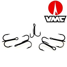VMC Treble Hooks 8540 Black Nickel Sizes 1/0-12 Rapala Lures Tube Fly Pike Sea.