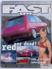 FAST CAR MAGAZINE APRIL 2000 R5 GT TURBO - DONCASTER - JAKKI - CIVIC - CORSA