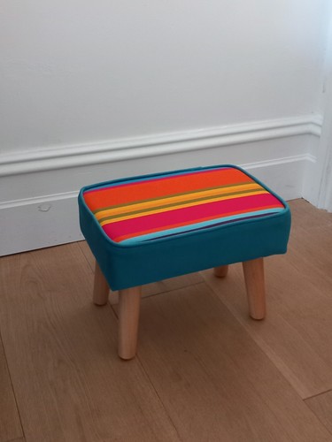 Funky footstool multi - funky,