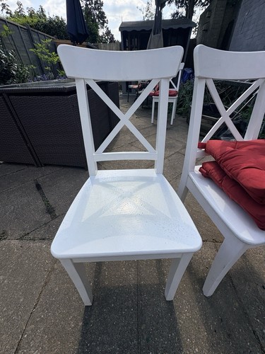 White wooden ikea - wooden,