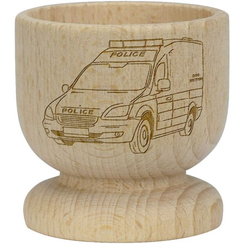 Police dog van wooden - dog,