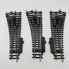 Mixed Hornby OO Gauge Steel Model Railway Ex Layout Used Points X3 Lot / Bundle