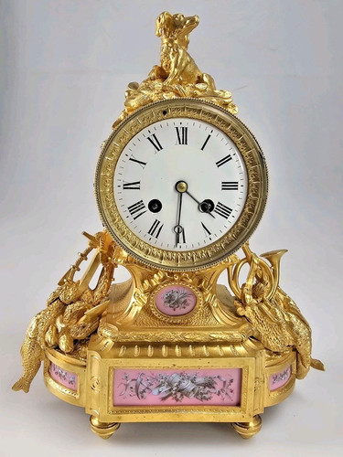 Stunning ormolu pink sevres - ormolu,