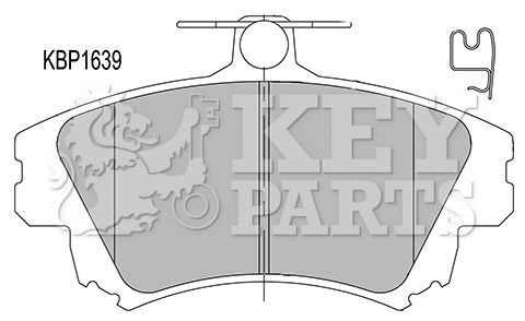 Key parts kbp1639 - parts, brake