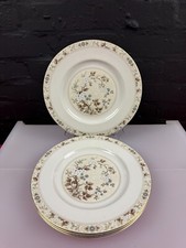 4 x Royal Doulton T.C 1079 Mandalay Dinner Plates 27 cm Wide Set