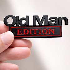 OLD MAN EDITION Car Badge 3D